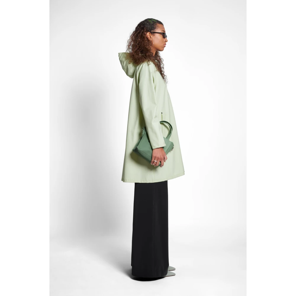 Stutterheim Lichtgewicht rits regenjas Green Dames