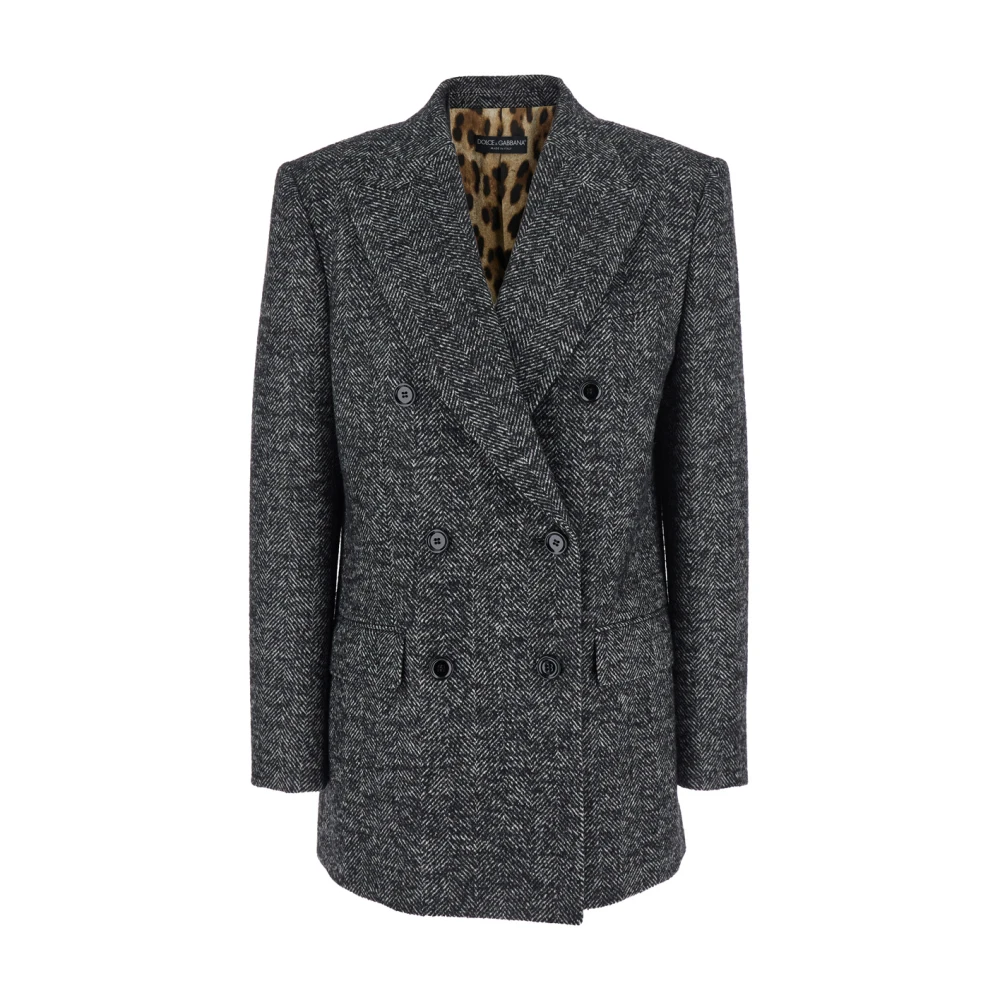 Dolce & Gabbana Women's Gray Grey Blazer Jacket Fashion - Blazers - Xs - Jackets