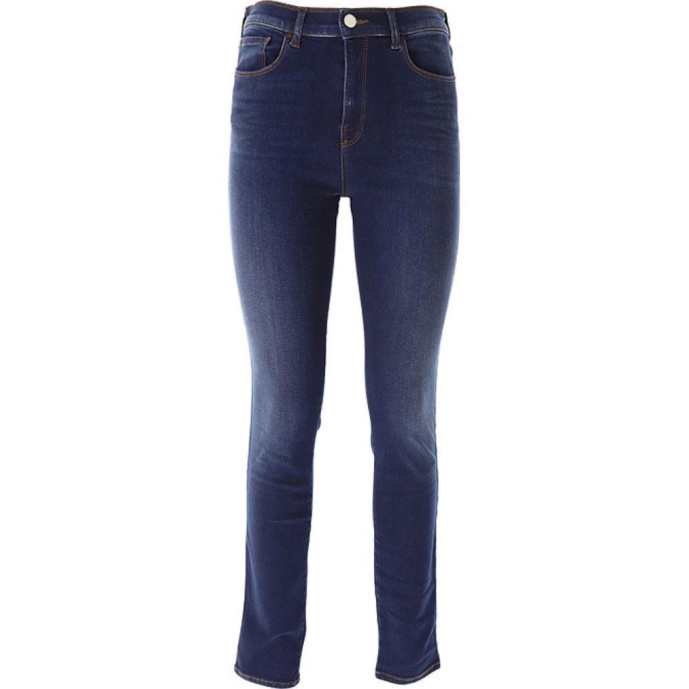 Emporio Armani Modern stil Hög midja Skinny Jeans Blue, Dam