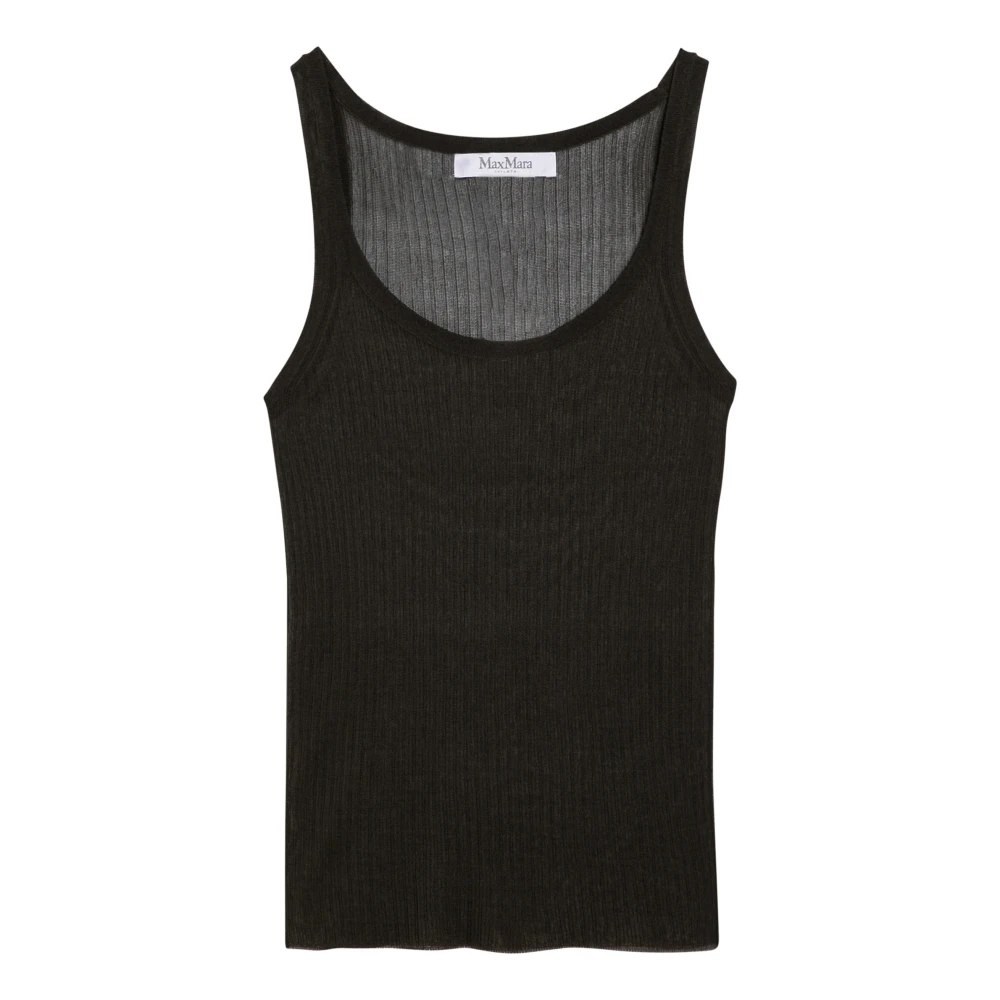 Max Mara Stijlvolle Tanktop voor Vrouwen Green Dames