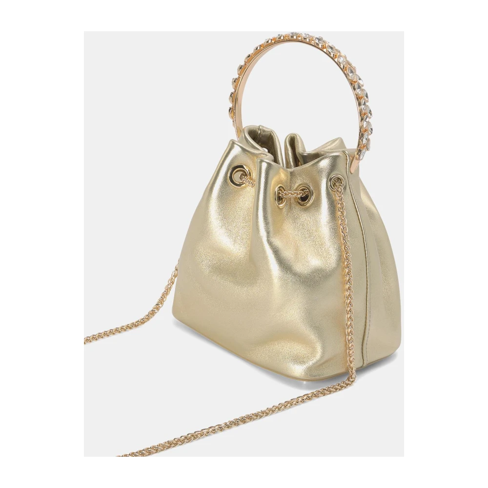Alma en Pena Clutch met ringhandvat Yellow Dames