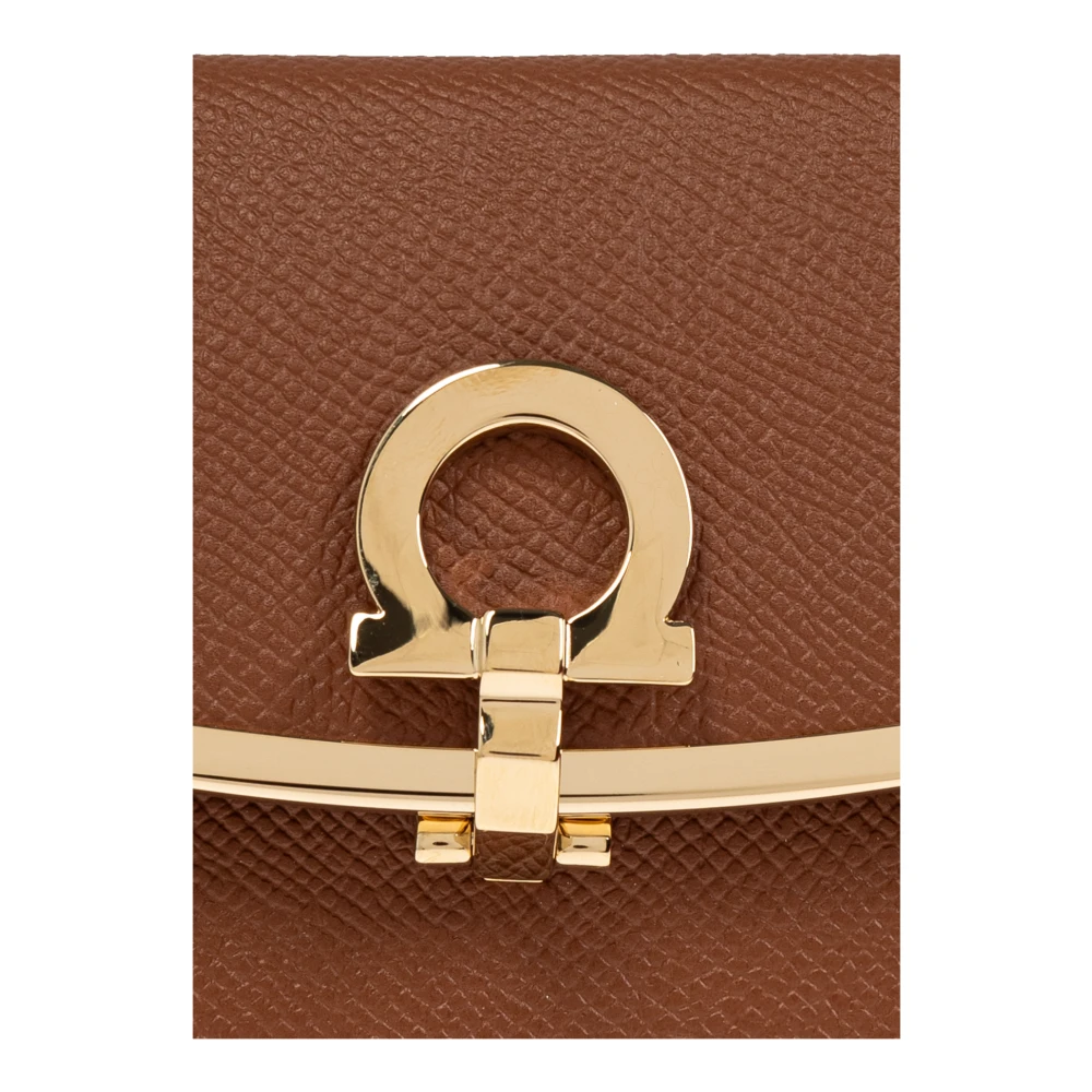 Salvatore Ferragamo Leren hoes Brown Dames