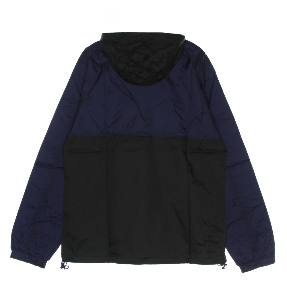 HUF Navy Opvouwbare Windbreaker Anorak Lichtgewicht Blue Heren