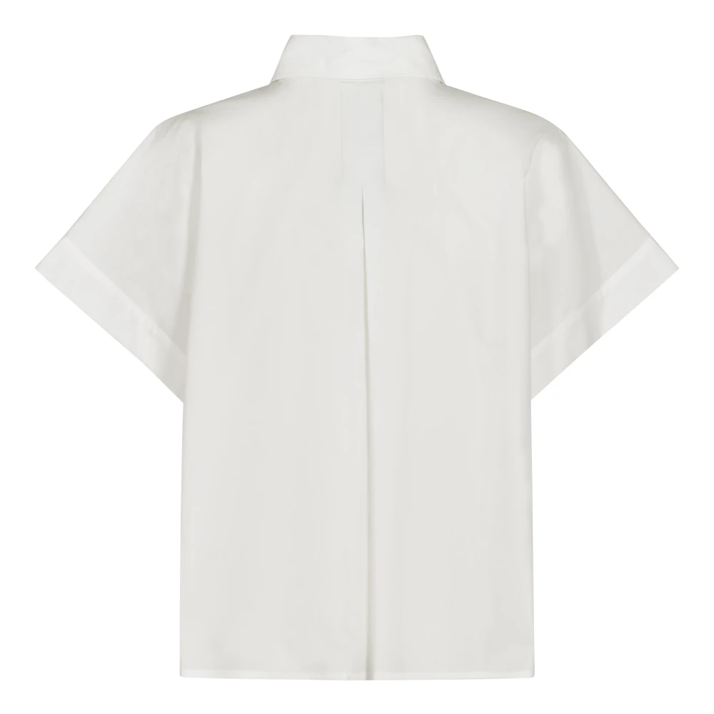 Forte Witte Overhemd Stijlvol White Dames