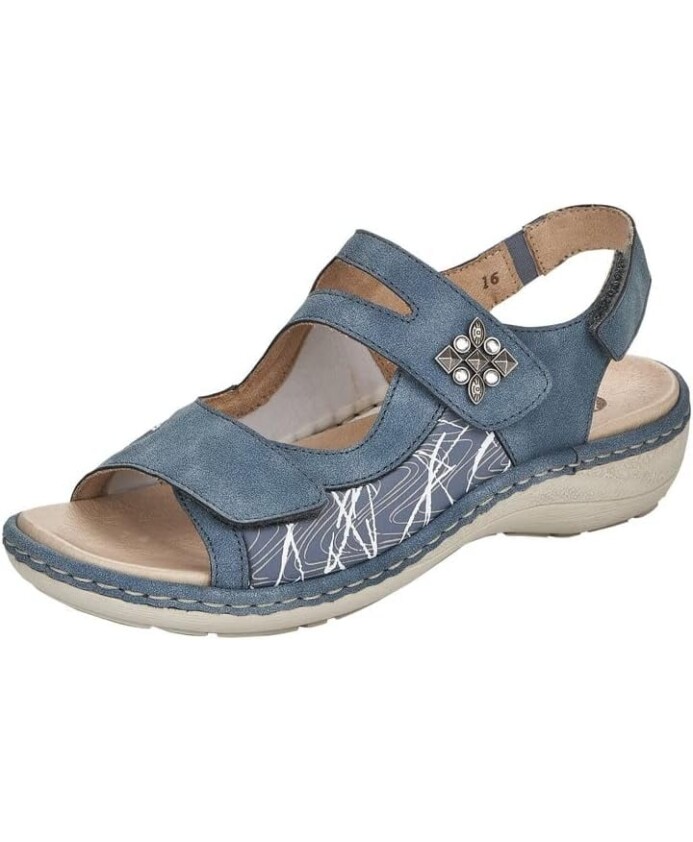 chaussure-femme-elegante-bleu-combi