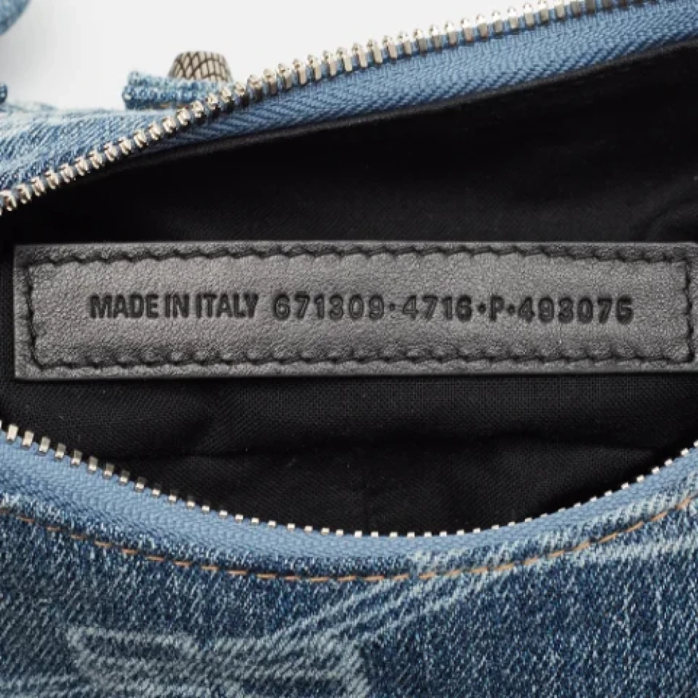 Balenciaga Vintage Pre-owned Denim balenciaga-bags Blue Dames