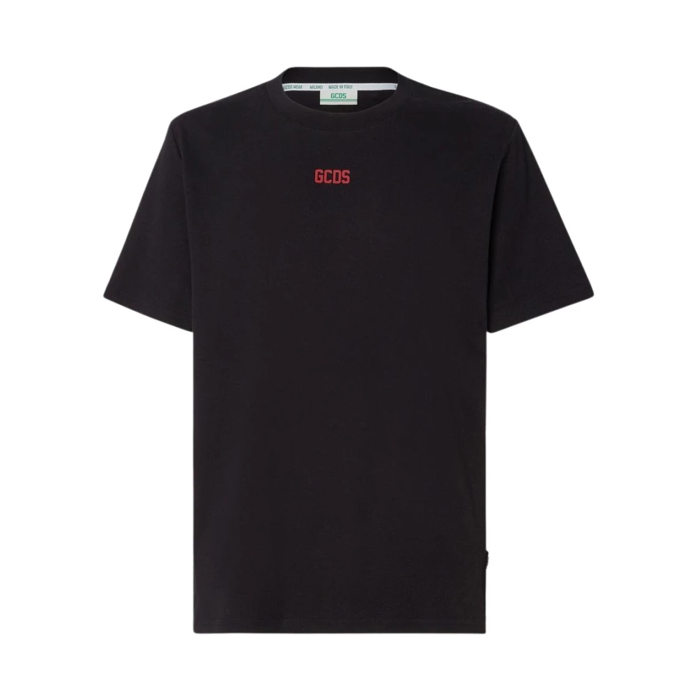 Gcds Katoenen T-shirt Black Heren