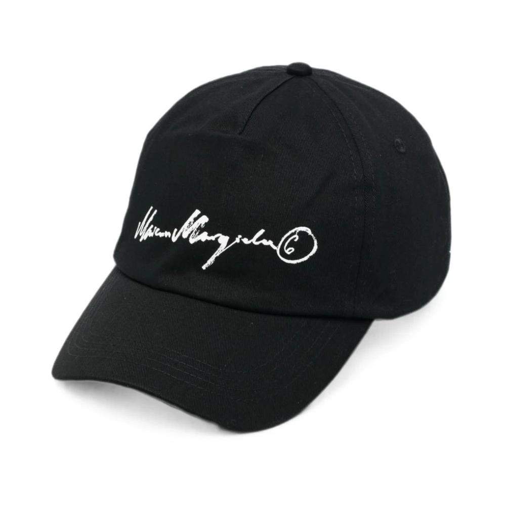 Mm6 Maison Margiela Black Hats & Caps, Female, One Size, Cap