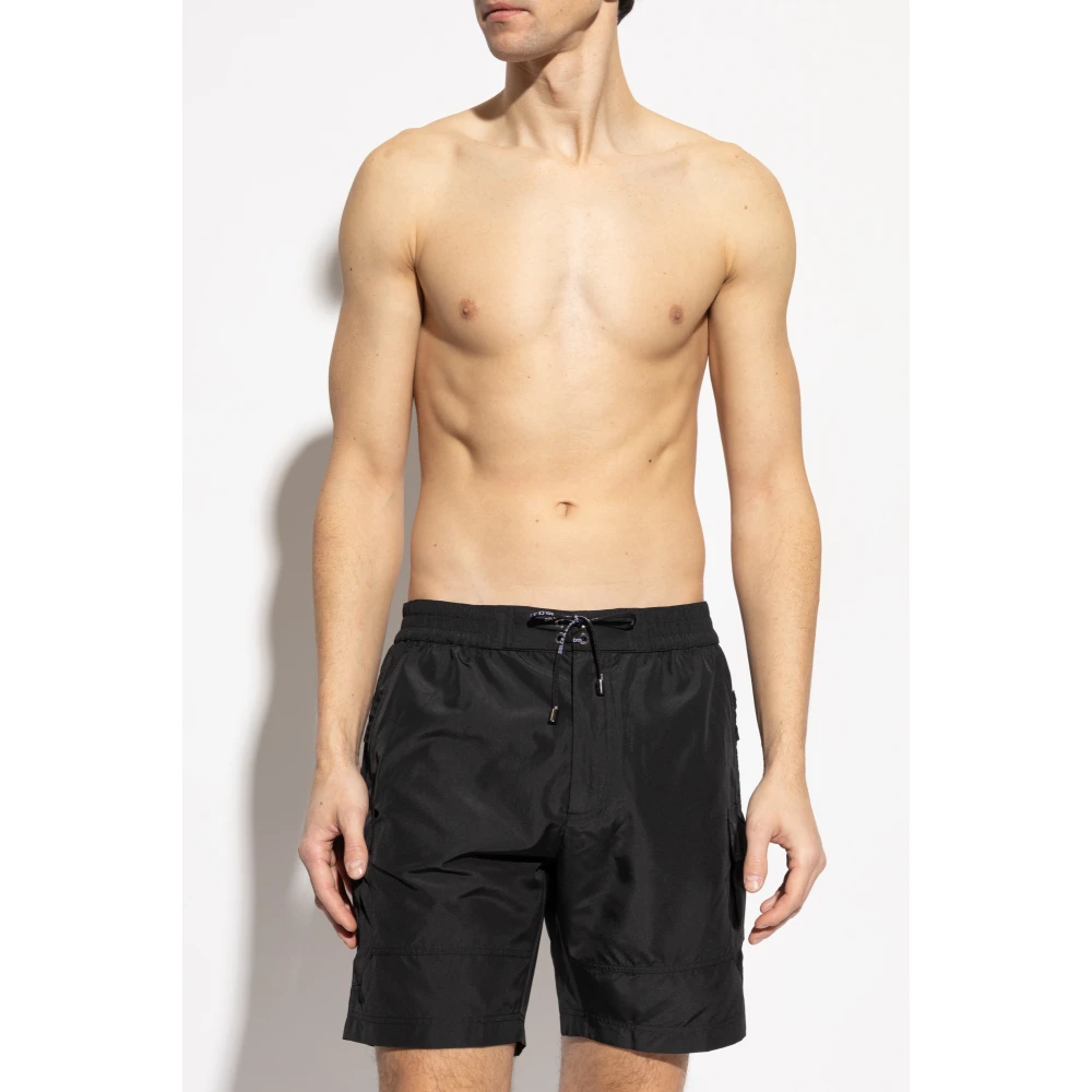 Dolce & Gabbana Zwembroek Black Heren