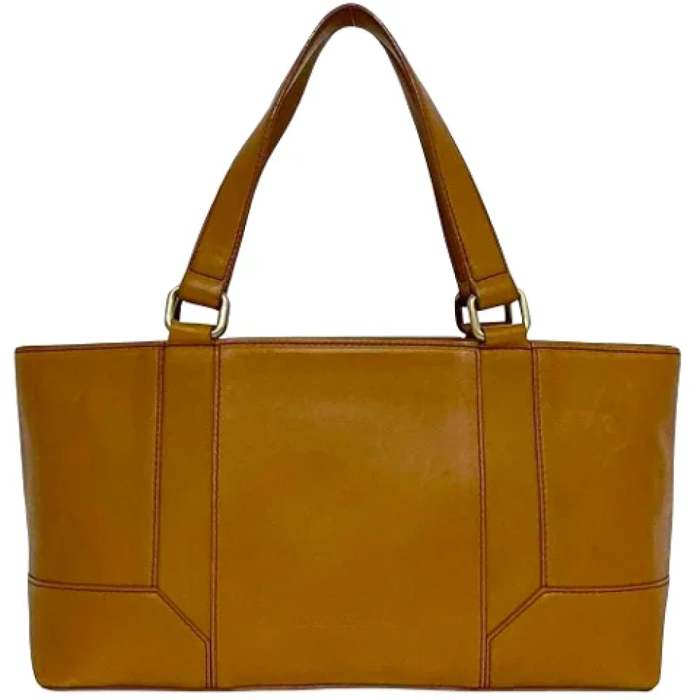 Burberry Vintage Pre-owned Leather handbags Brown Dames
