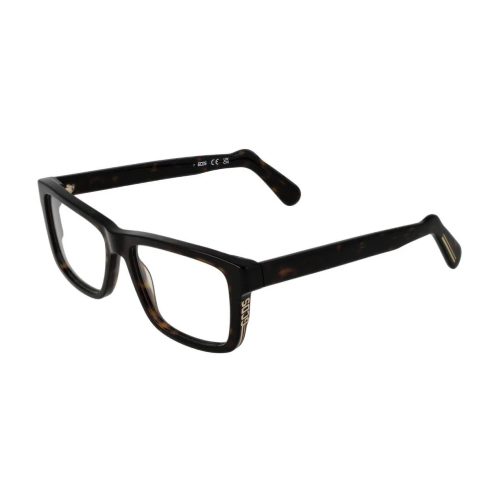 Gcds Bruine Rechthoekige Optische Monturen Brown Unisex