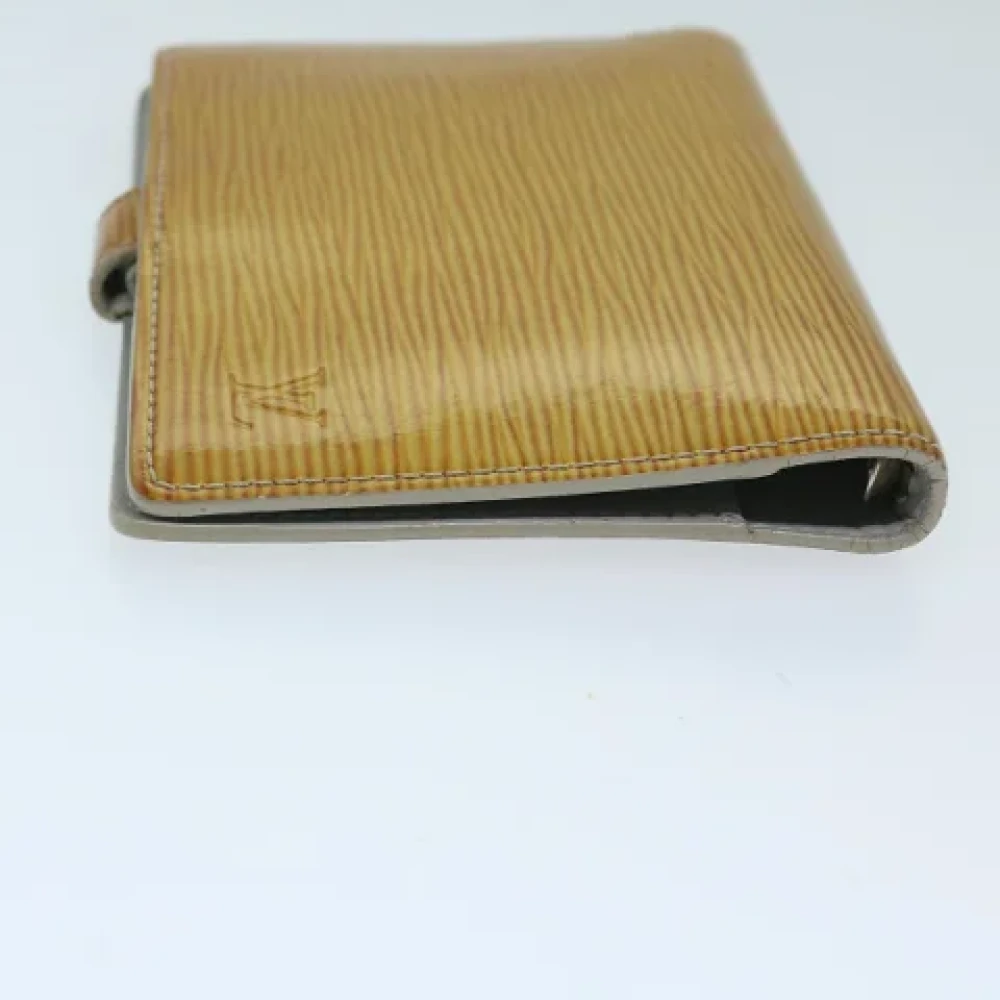 Louis Vuitton Vintage Pre-owned Leather home-office Yellow Dames