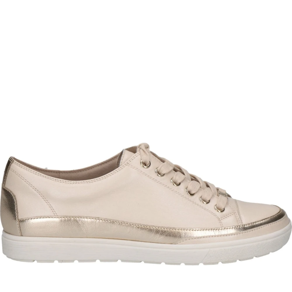 Caprice Women's Beige Trainers For - Sneakers - 4 Uk - Shoes