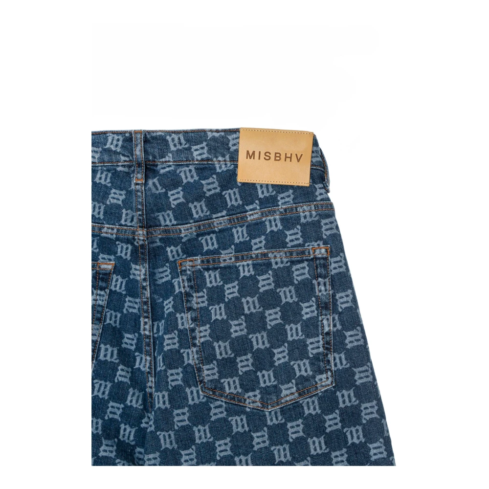 Misbhv Denim Shorts Blue Heren