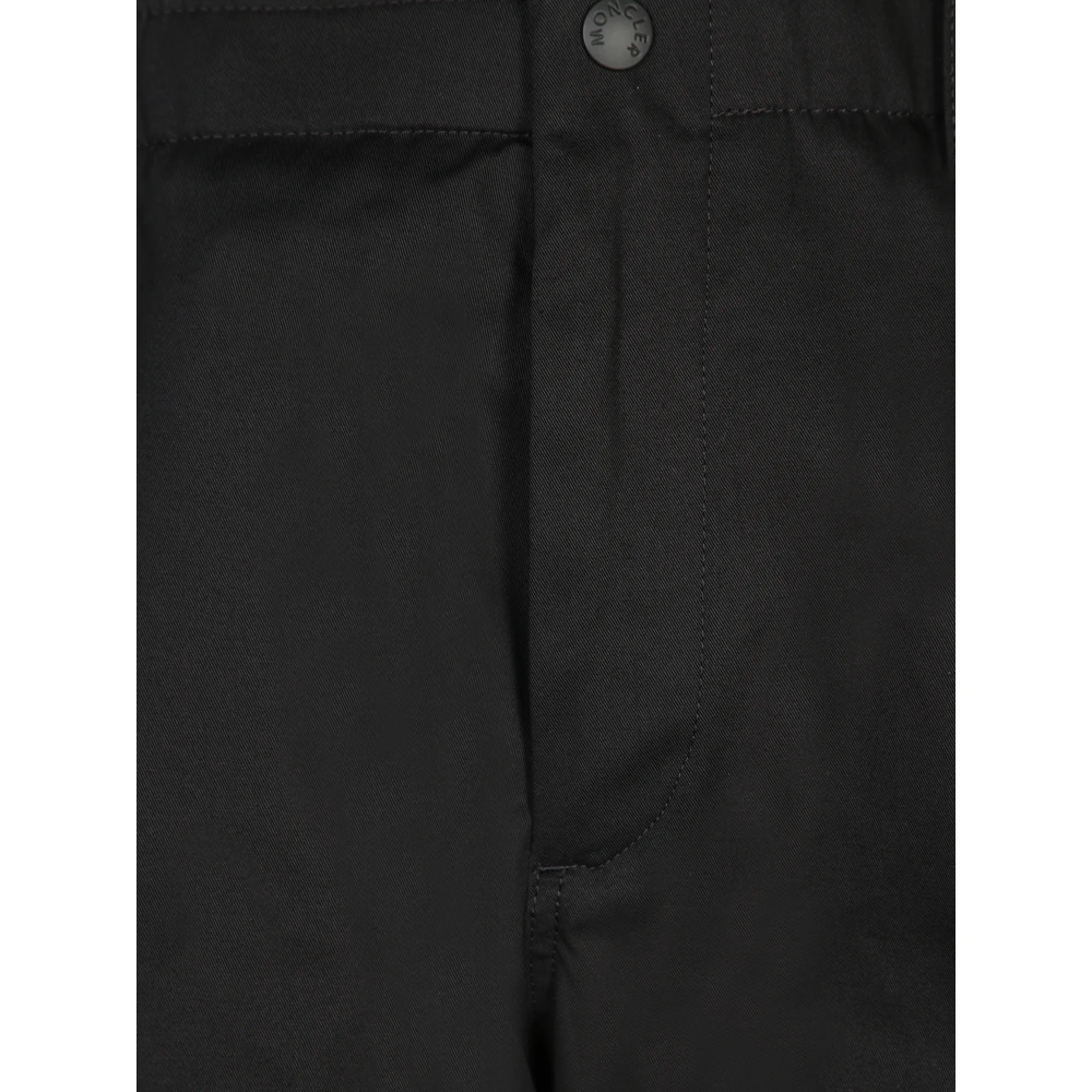 Moncler Moderne Tech Slim Fit Broek Black Heren