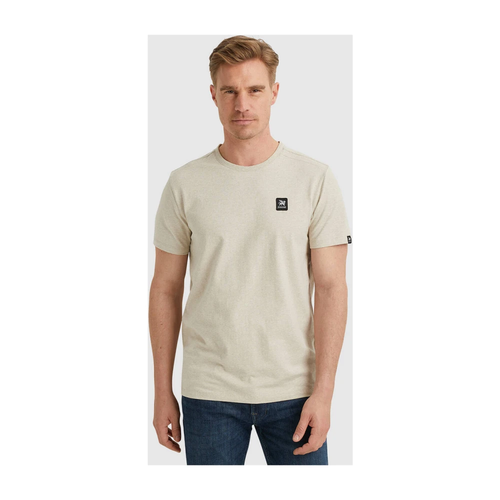 Vanguard Crewneck Jersey T-shirt Beige Heren