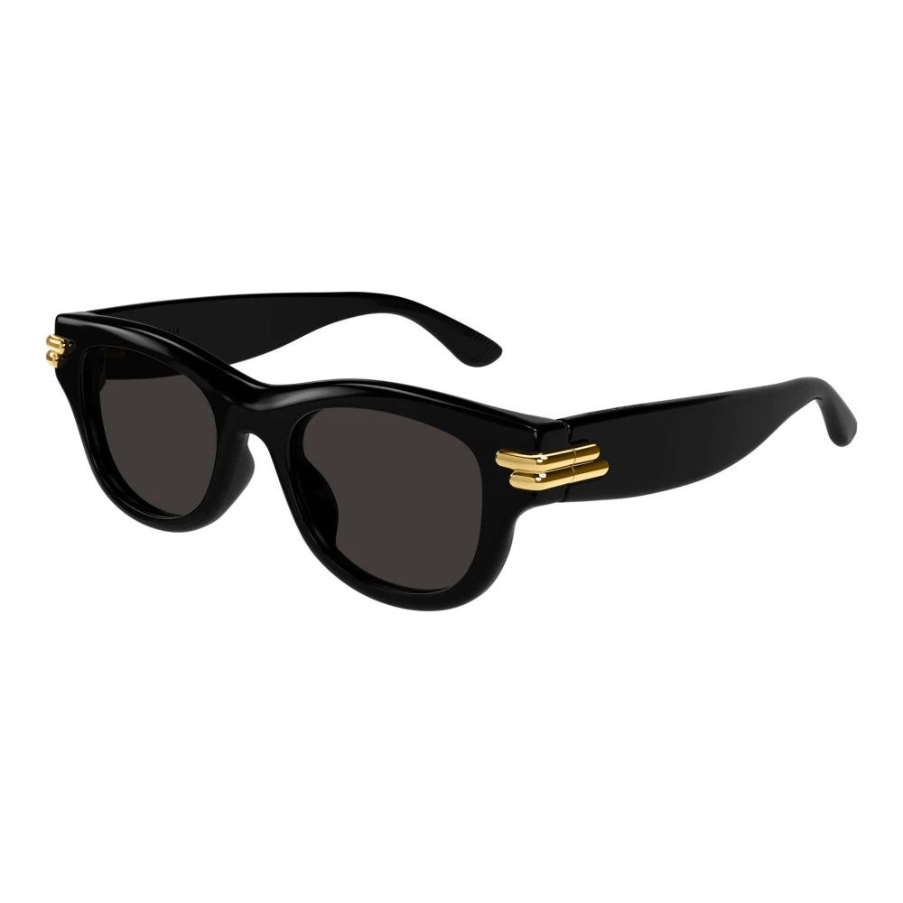 Bottega Veneta Unisex Black Sunglasses