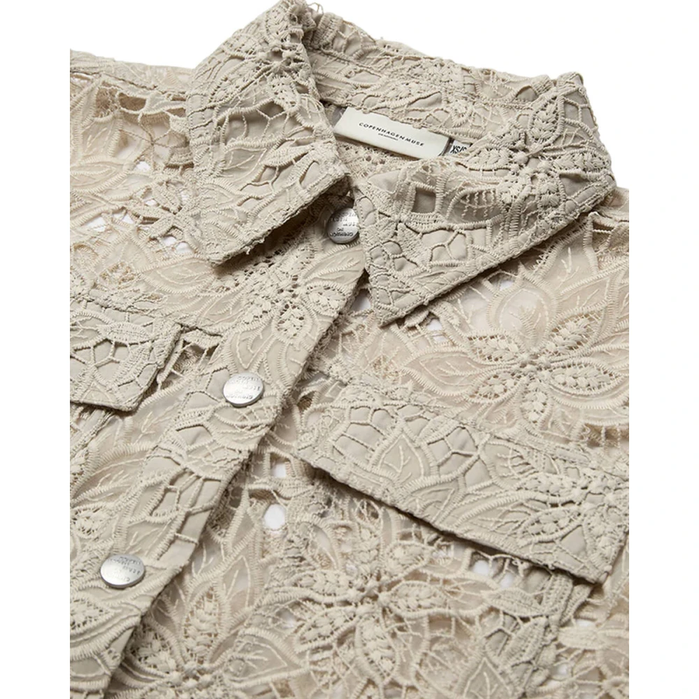 Copenhagen Muse Kanten jasje Beige Dames