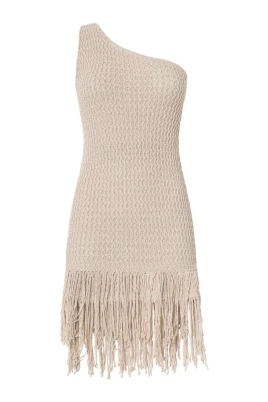 Juniperos Openwork Lurex Dress