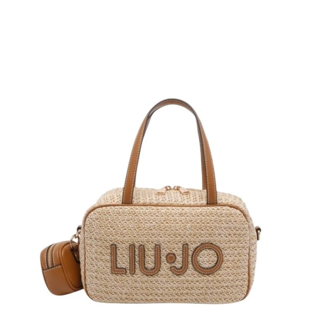 Liu Jo Women's Beige Handbags, One Size, Medium Lace Bowling Bag
