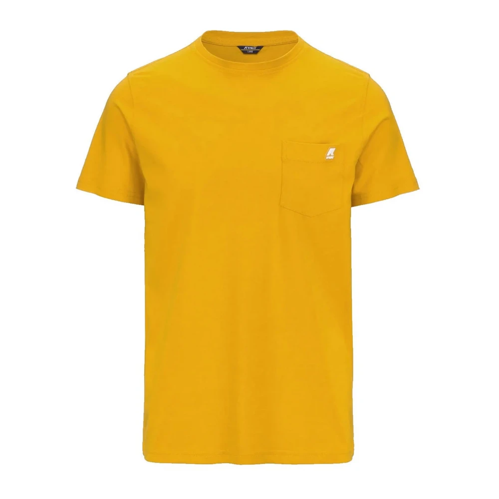 K-way T-Shirts Yellow Heren