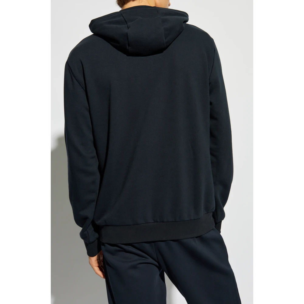 Emporio Armani EA7 Hoodie Blue Heren