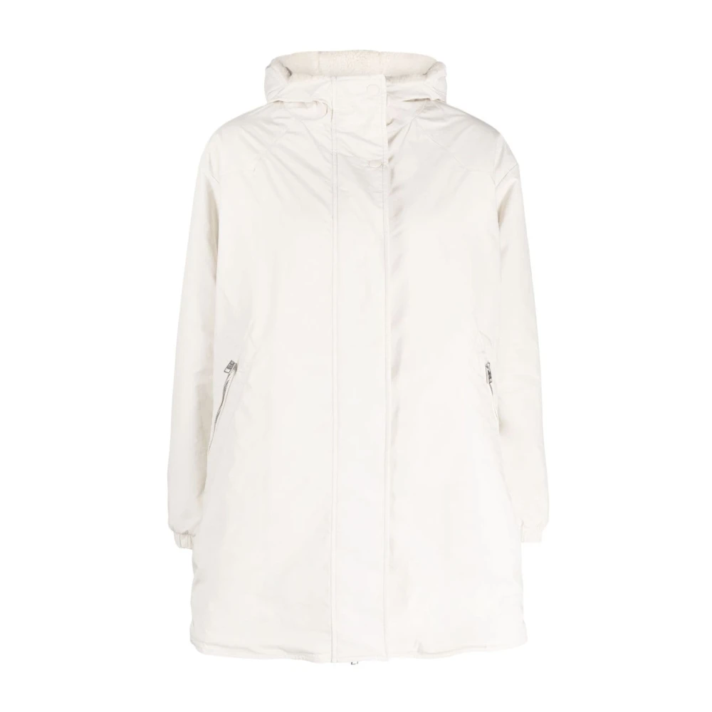 Woolrich Witte Parka voor Dames Aw23 White Dames