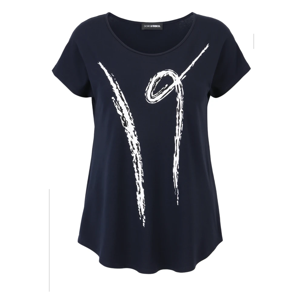 Doris S - Tops > T-Shirts - Blue - Doris S - Modalova