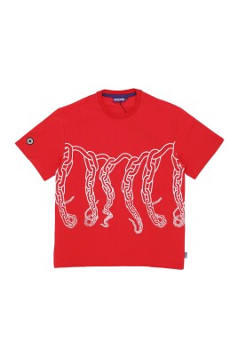 Octopus T-shirt Long Sleeve Bandana Uomo