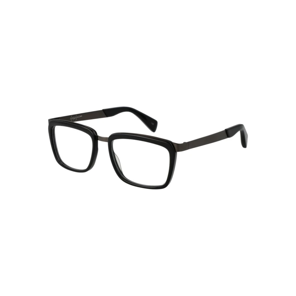 Yohji Yamamoto Unisex Gray Grey Rectangle Optical Frames - Glasses - One Size - Accessories