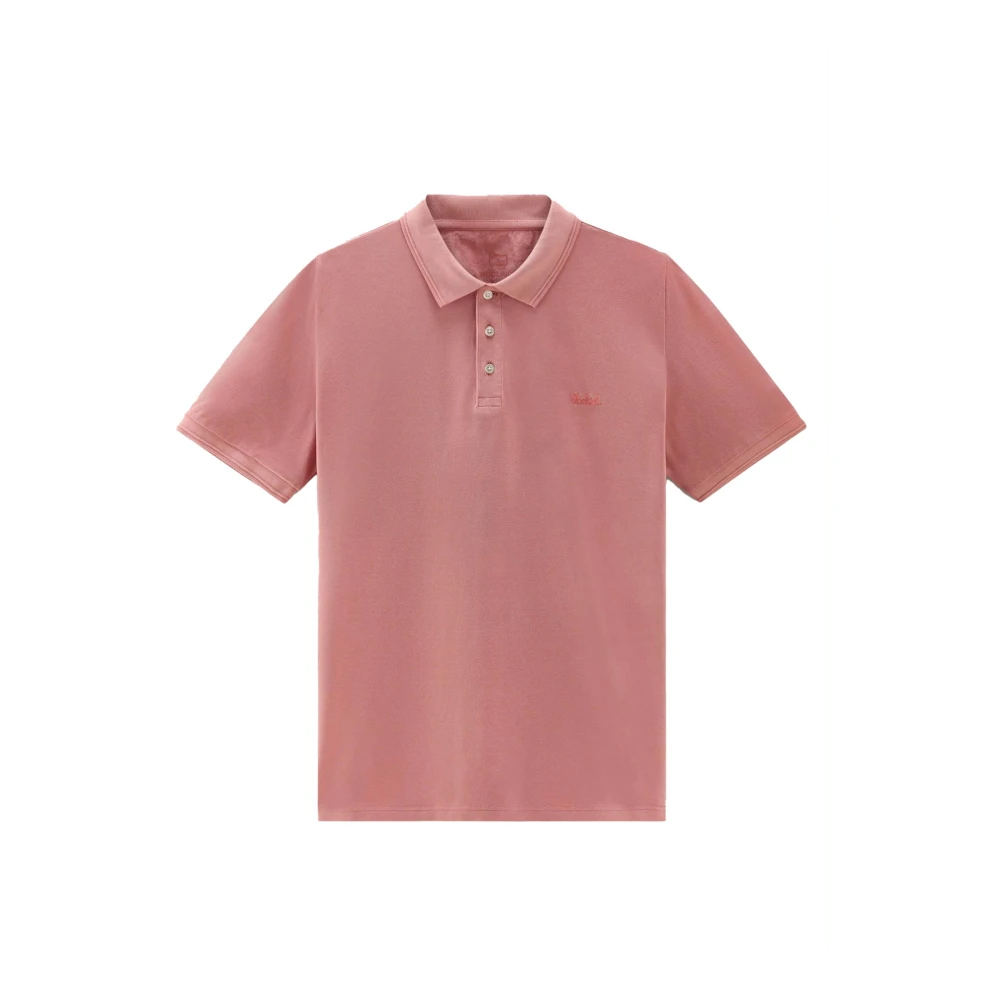 Woolrich Klassieke Mackinack Polo Shirt Pink Heren