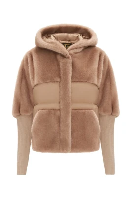 Oversized Fuskpälsjacka