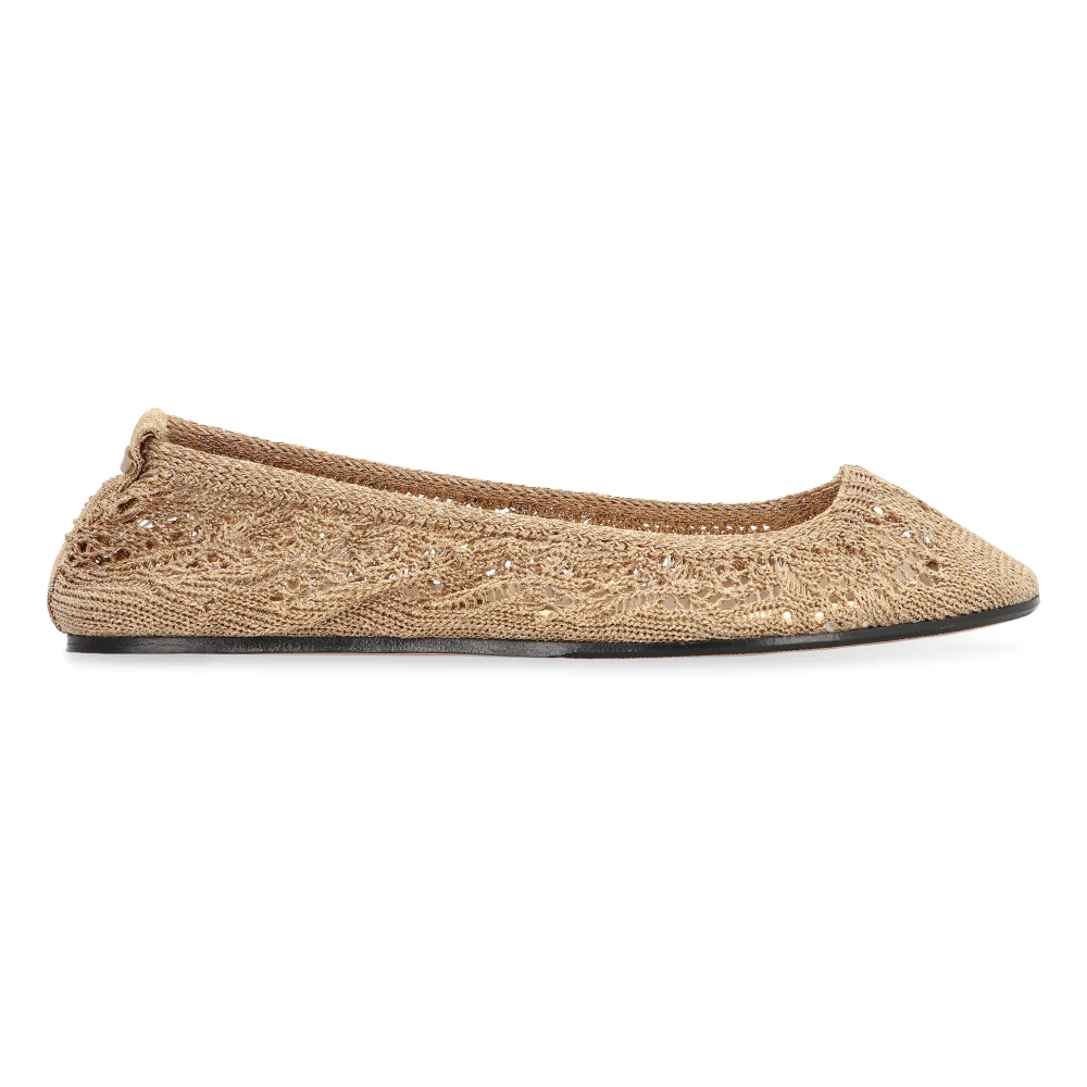 Isabel Marant Women's Yellow Belna Ballet Flats
