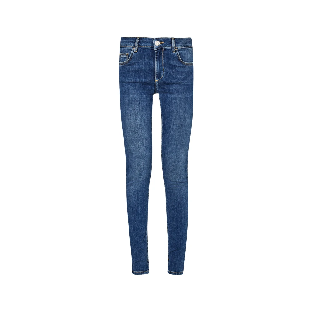 Liu Jo Skinny Bottom Up Jeans Blue Dames