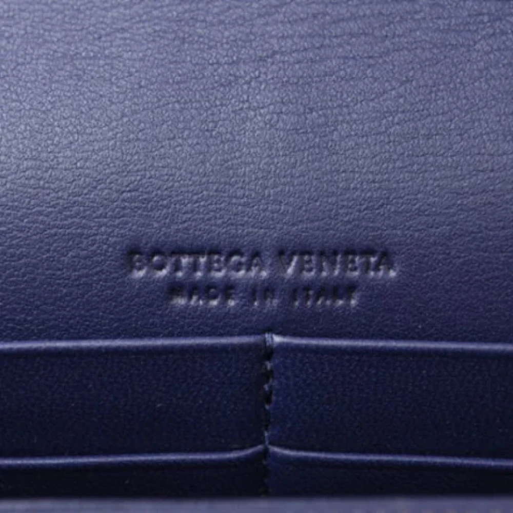 Bottega Veneta Vintage Pre-owned Leather clutches Purple Dames