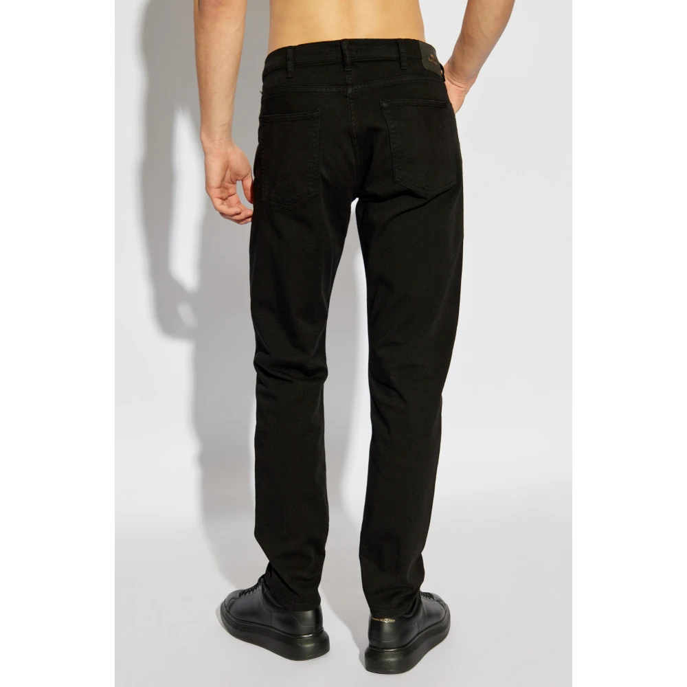 PS By Paul Smith Jeans met licht toelopende pijpen Black Heren