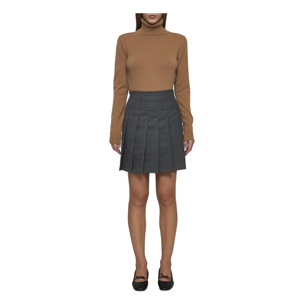 Max Mara Studio Sestri Kamelenwol Kasjmier Coltrui Trui Brown Dames