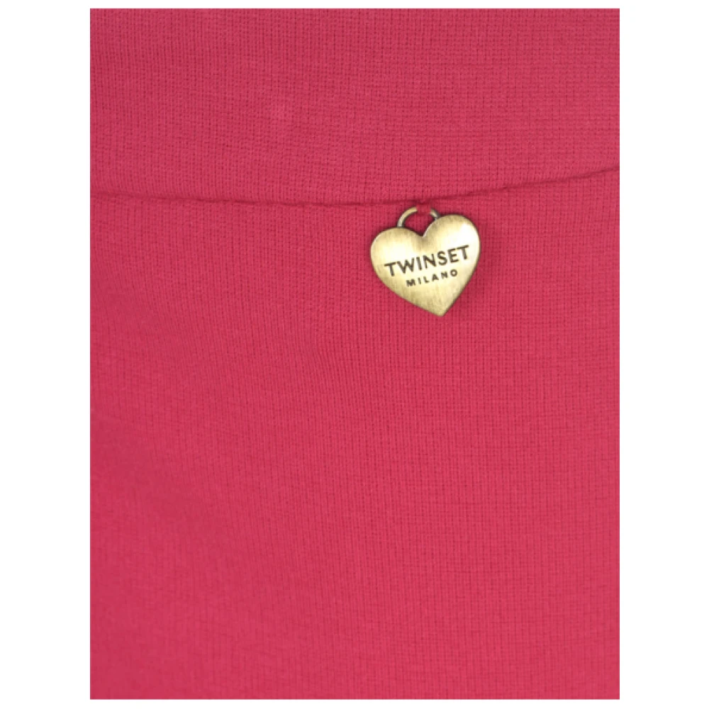 Twinset Chique en Comfortabele Kersenbroek Red Dames