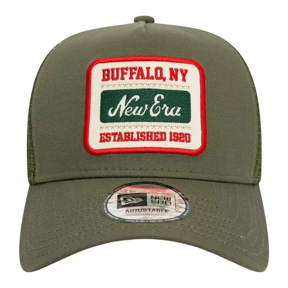 new era Groene Patch Trucker Hoed Green Heren