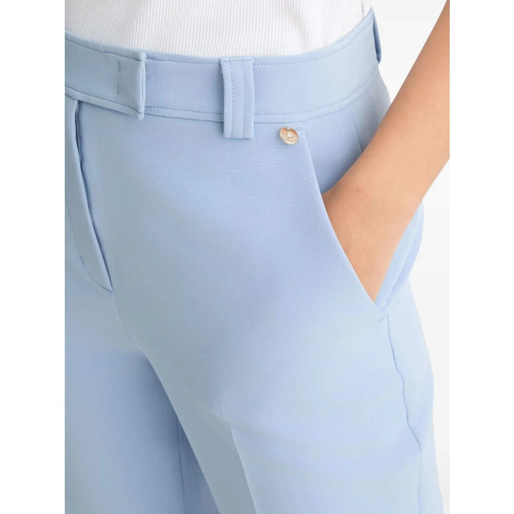 Liu Jo Celeste Broek Hemelsblauw Elegant Veelzijdig Blue Dames