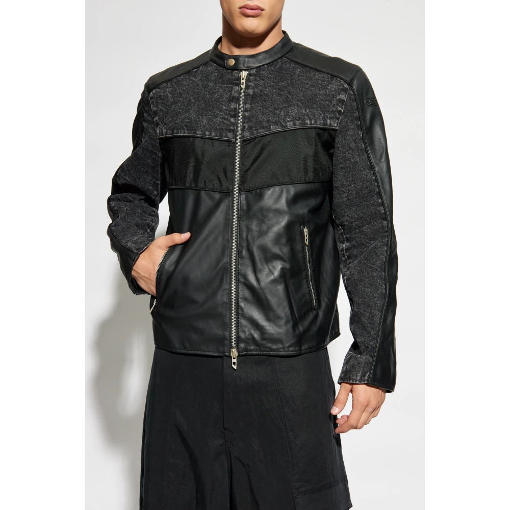 Diesel Jas L-Leopol Black Heren