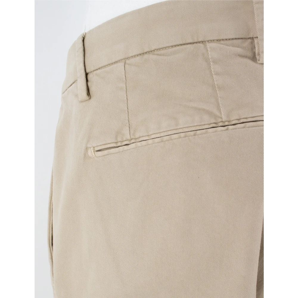 Michael Coal Slim Fit Capri Broek Beige Heren