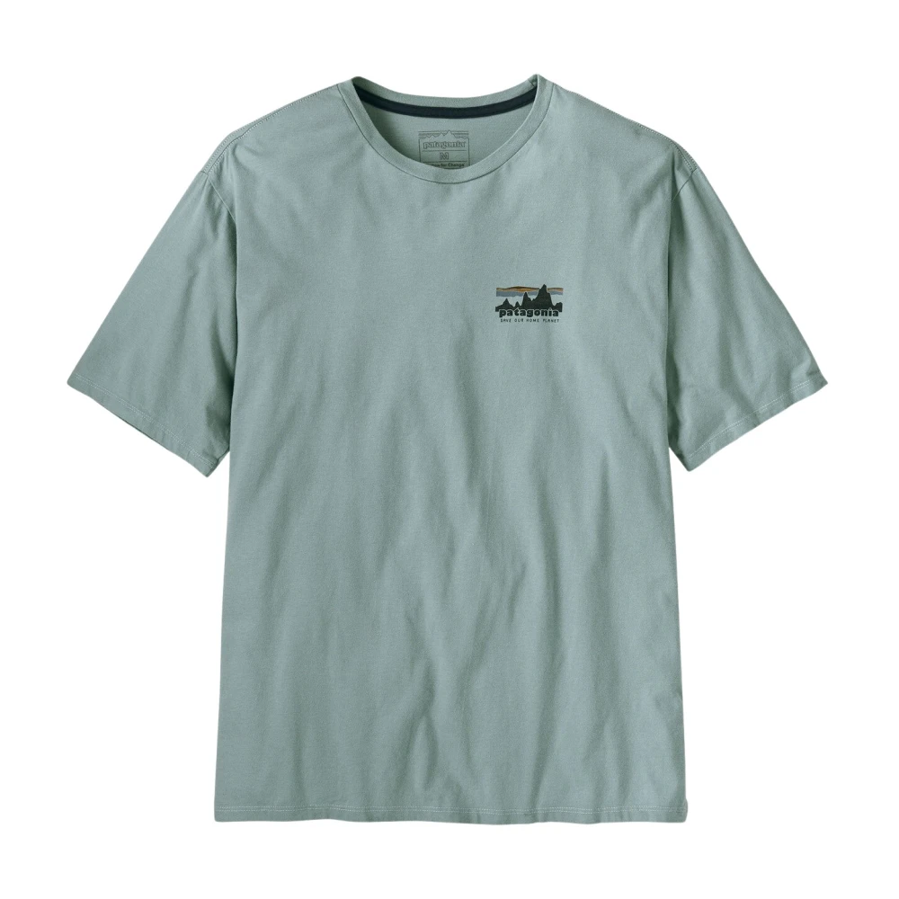 Patagonia Skyline '73 T-shirt Blauw Blue Heren