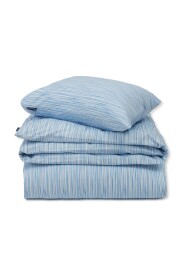 Blå Lexington Home Blue/White Striped Cotton Poplin Bed Set Bedding Set
