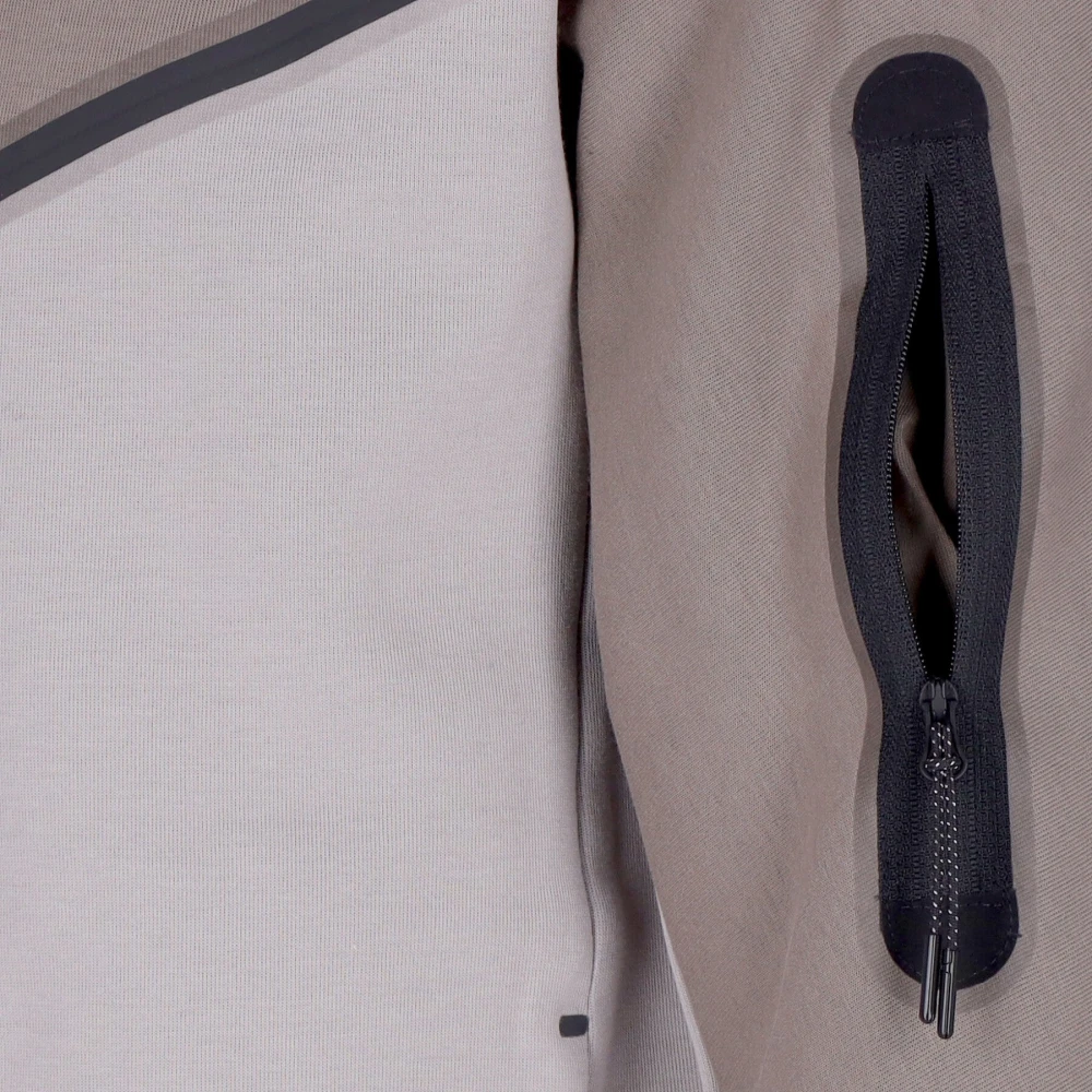 Nike Tech Fleece Full-zip Hoodie Gray Heren