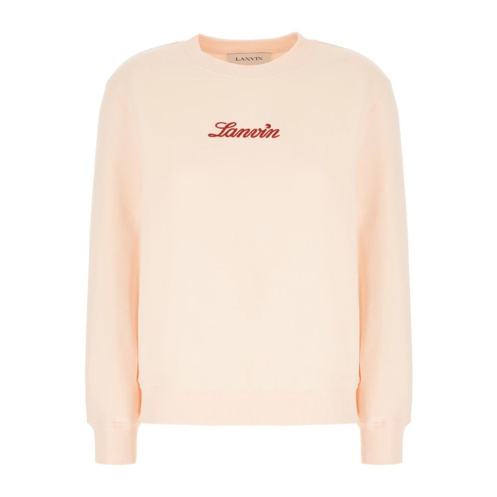 Lanvin Stiligt Sweatshirt för Män och Kvinnor Pink, Dam