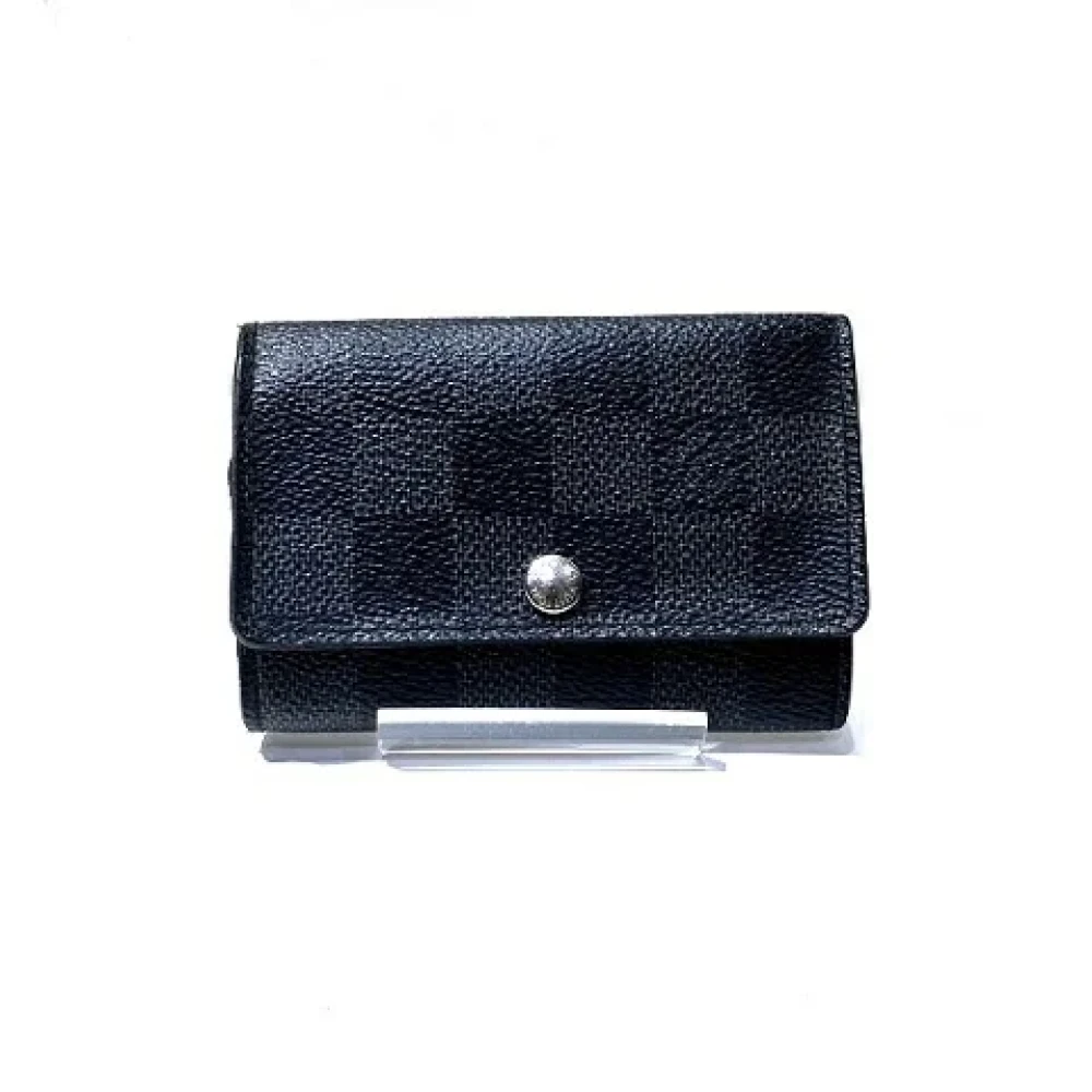 Louis Vuitton Vintage Pre-owned Canvas key-holders Black Dames