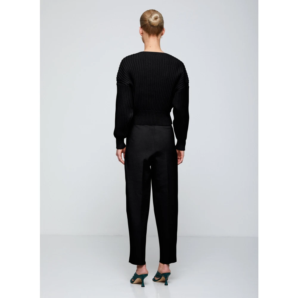 Aeron Tapered Trousers Black Dames