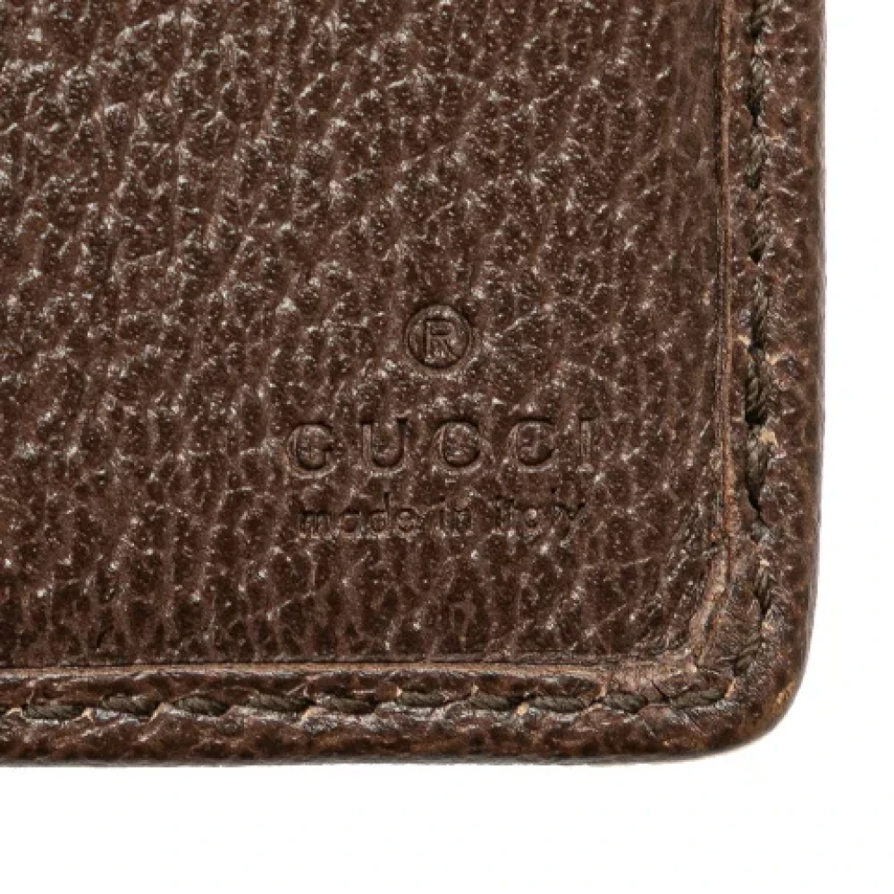Gucci Vintage Pre-owned Canvas wallets Beige Dames