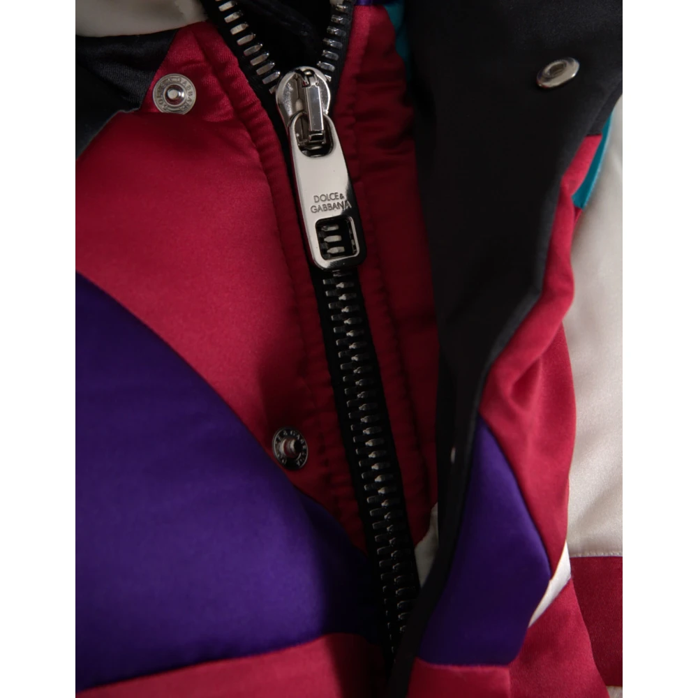 Dolce & Gabbana Multicolor Logo Windbreaker Jas Multicolor Heren